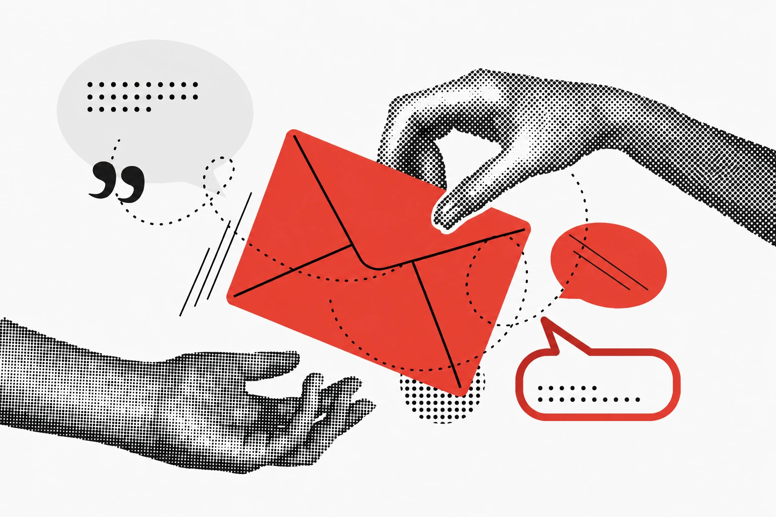 Professionele zakelijke e-mail en communicatie